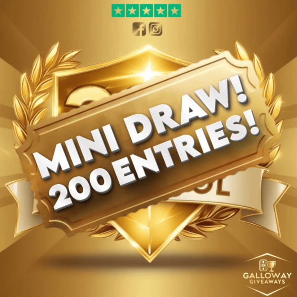 20k Mini Draw 200 Entries